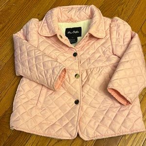Toddler girl’s pink winter coat